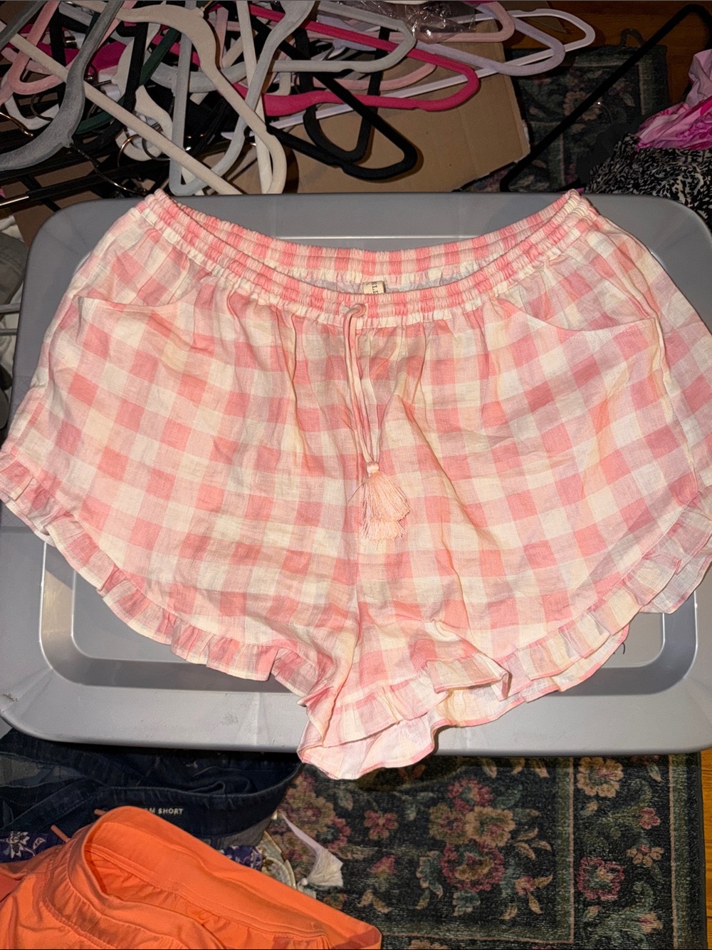 Spell Linen Shorts L